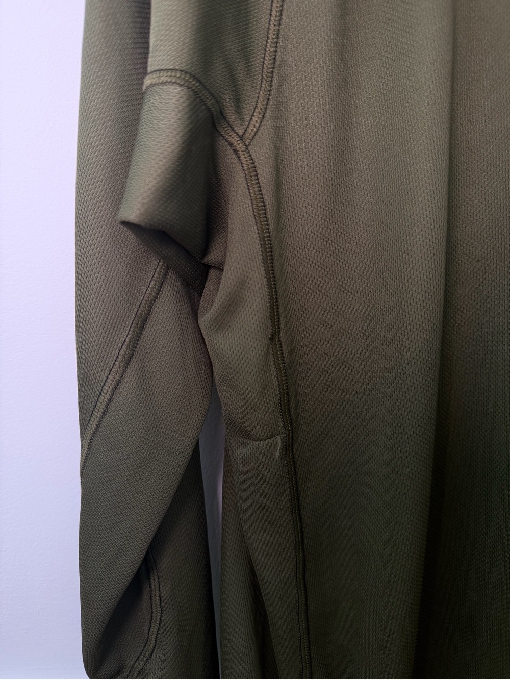 Sitka Men’s Core Lightweight Hoodie Olive Green Quarter-Zip Pullover Large - Picture 7 of 10